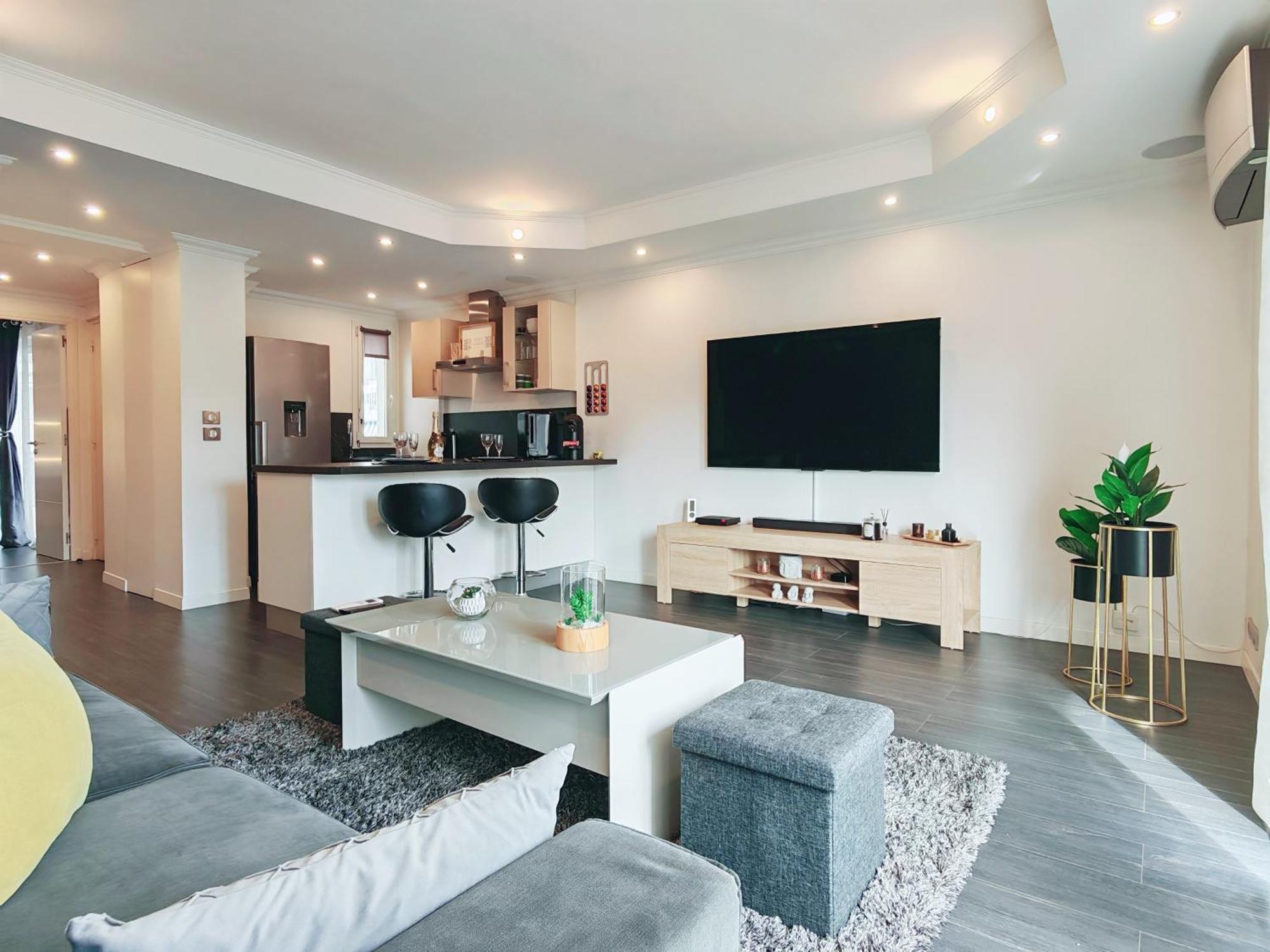 Magnifique Appartement Le Cannet,Cannes, Parking, Wifi 外观 照片